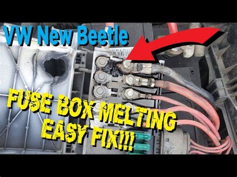 vw fuse junction a box mean|vw beetle fuse box melting.